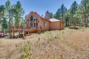 Southwestern Angel Fire Abode with Game Room - Eagle Nest