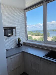 Апартаменты с видом на Днепр