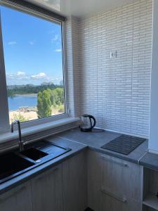 Апартаменты с видом на Днепр