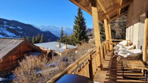 Chalets Chalet le Chantelevent for 24 Guests - Slope Views, Pool & Jacuzzi : photos des chambres