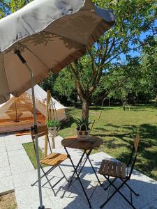 Tentes de luxe Tipi : photos des chambres