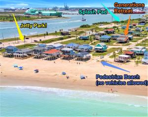 Hot Tub and Jacuzzi Suite! 100 steps from spacious beach and Jetty park! Generations Retreat Sleeps 26