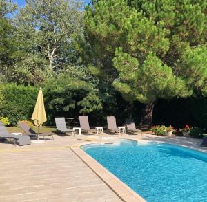 Villas Piscine chauffee plage et Foret a 100 m aucun vis a vis : Villa 2 Chambres :