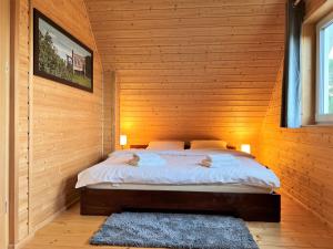 Osada Aurora Całoroczne domki z jacuzzi z widokiem na jezioro i góry