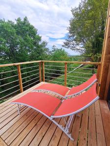 Chalets Cabanes du Domaine des Fees : photos des chambres