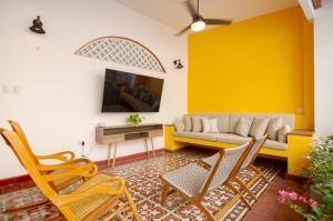 Acogedora Casa 3CM en getsemani con piscina y wifi