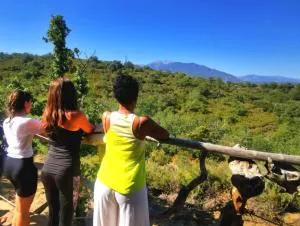 Yourte contemporaine avec magnifique vue sur les montagnes - Bouleternère