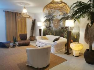 Maisons de vacances Le Gite du Mas Amouroux, pres du Mont Bouquet : photos des chambres