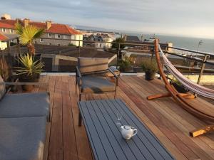 Villas Maison de 130m2 vue mer avec roof top, plage a 200m : photos des chambres