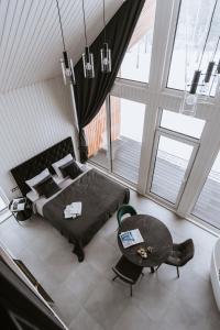 Sniegi design cabin with sauna