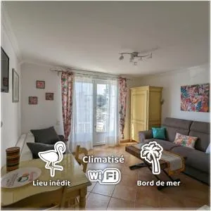 L'Instant Plage - Vue Mer - Bord de Plage - La Capte - Côte d'Azur - La Capte