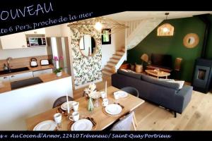 Maisons de vacances Gite familial proche plages « Au Cocon d’Armor » : photos des chambres