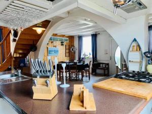 Maisons de vacances Gite Les Chardons Bleus , les pieds dans l’eau : photos des chambres