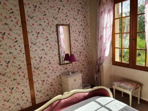 B&B / Chambres d'hotes Le Presbytere : Chambre Double - Vue sur Jardin