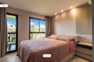 Bangalô frente jardim no VG Sun Cumbuco por Tactu