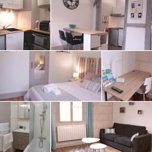 Appartements Le Vaillant, appartement T2, proche gare, hyper-centre et marais, 1 a 2 personnes, WIFI : photos des chambres