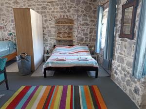 19th century stone house on the seashore