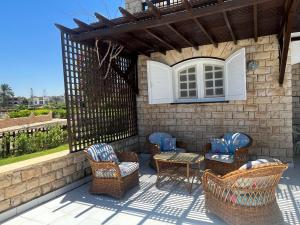 Sea Front Villa Direct Access to Crystal Blue Sea Al Alamein, Egypt