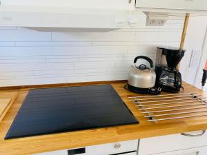 Trevligt fritidshus med stor terrasse mot sjöen