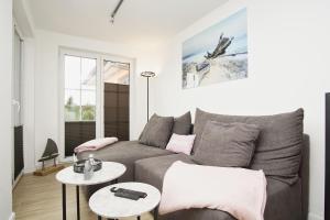 Modernen Ferienwohnung mit Balkon, Kamin - Alte Fischfabrik Lauterbach FeWo 13