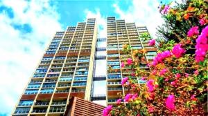 Pretty Flat in the skyscraper