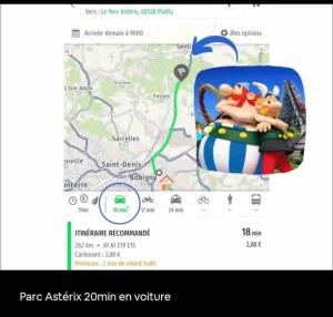 Appartement proche Paris, C DG, Disney, Parking.
