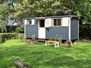 Pipowagen op boerderij camping