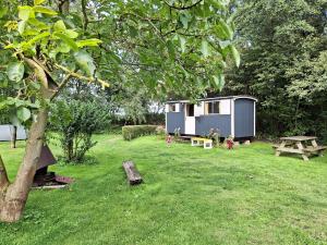 Pipowagen op boerderij camping