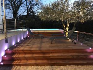 Maisons de vacances Villa Coquelicot avec piscine privee et borne electrique : photos des chambres