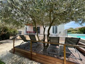 Maisons de vacances Villa Coquelicot avec piscine chauffee et borne electrique : photos des chambres