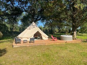 Maisons de vacances L airial du gemmeur : photos des chambres