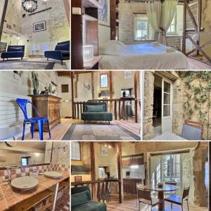 Appartements Chez Lydia - Loft cosy, depart canoe a pied, Proche Pont-du-Gard et Uzes : photos des chambres