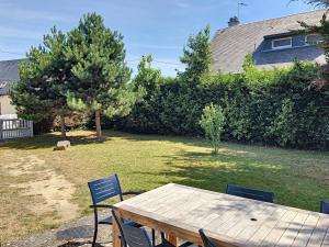 Maison Plain-Pied avec Jardin, 500m Plage, 3 Ch, 6 Pers, WiFi, Stationnement, Proche Mont-Saint-Michel - FR-1-361-160