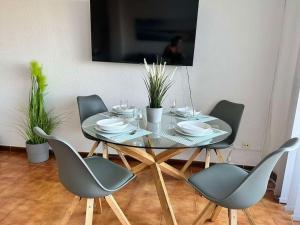 Charming apartment in Golf del Sur, AK336 with heated pool and ocean view