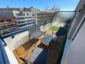 Appartements Superbe studio avec terrasse : photos des chambres