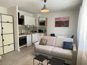 Au calme proche centre-ville, studio rénové avec équipements neufs et parking privé - Rambaud