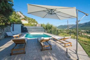 Stone house with pool Ljubica