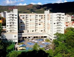 HOTELParque Veredas flat 327 VISTA PARA PISCINA ASCESSO AO RIO AO LADO DO HOT PARK FABULOSO - 伊通比亚拉