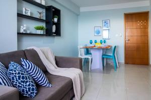 Flat com 2 quartos e vista MAR da PRAIA de PONTANEGRA-wifi 300 mb-garagem-FAMÍLIA-Crianças-piscina-PET friendly