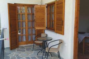 Greek village life by the sea