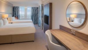 Double Room with Two Double Beds room in Hilton Edinburgh Carlton