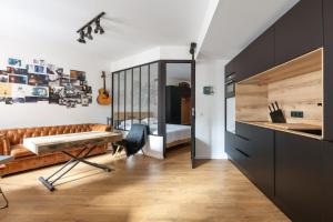 Appartements Beautiful T2 design in the centre of Lyon - Welkeys : photos des chambres