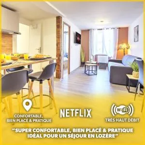 Le Sabot - Netflix/Wi-Fi Fibre/Terasse - 4 pers - Saint-Laurent-dʼOlt
