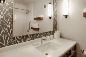 One-Bedroom King Suite with Sofa Bed room in Hilton Garden Inn Cleveland/Twinsburg