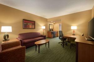 Two-Room King Suite - Non-Smoking room in Embassy Suites East Peoria Hotel and Riverfront Conference Center