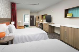 Queen Studio with Two Queen Beds - Non-Smoking room in Home2 Suites by Hilton San Antonio Lackland SeaWorld