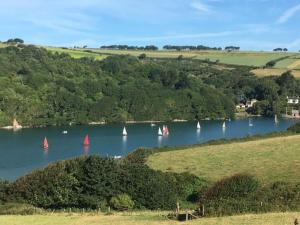 River View at White Horses, Bantham, South Devon with glorious estuary views