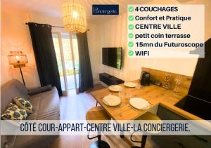 Appartements Cote Cour - Poitiers - La Conciergerie. : photos des chambres