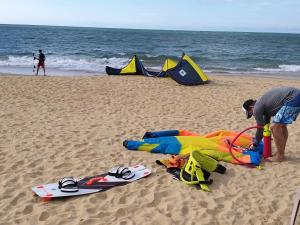 Ocean view kite surfing school