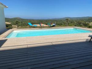 Maisons de vacances Villa en residence a Sotta vue panoramique sur Porto-Vecchio ! : photos des chambres